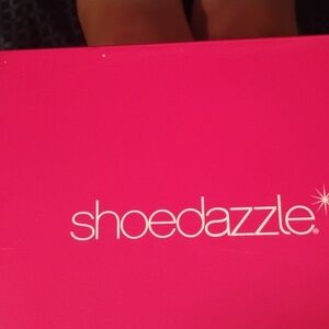 Shoe Dazzle Elegant Black Lace-Up Heeled Boots